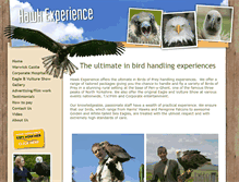 Tablet Screenshot of hawkexperience.co.uk